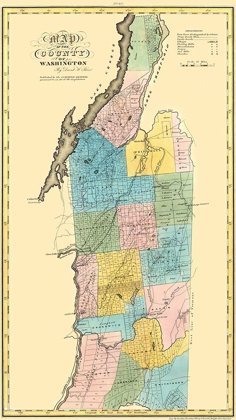 Picture of WASHINGTON NEW YORK LANDOWNER - BURR 1829