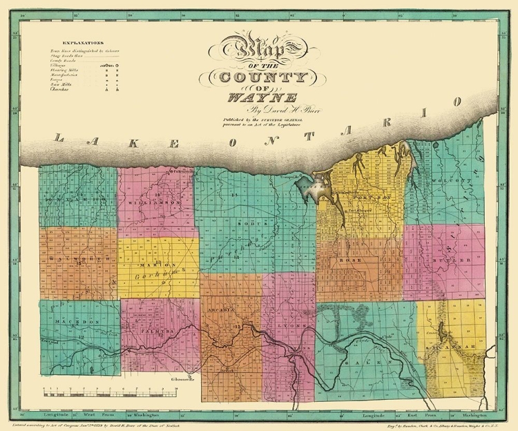 Picture of WAYNE NEW YORK - BURR 1829