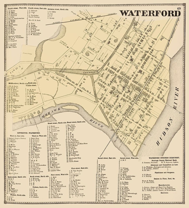 Picture of WATERFORD NEW YORK LANDOWNER - STONE 1866