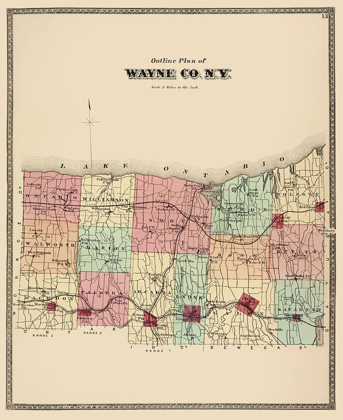 Picture of WAYNE NEW YORK - BEERS 1875