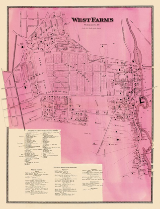 Picture of WEST FARMS NEW YORK LANDOWNER - BEERS 1868