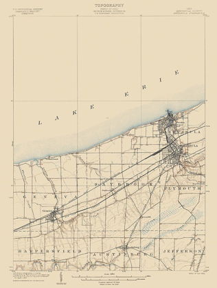 Picture of ASHTABULA OHIO QUAD - USGS 1905