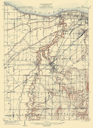 Picture of BEREA OHIO QUAD - USGS 1904
