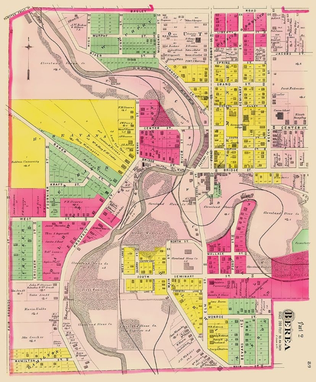 Picture of BEREA OHIO - CRAM 1892