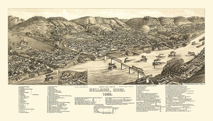 Picture of BELLAIRE OHIO - BECK 1882