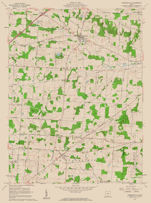 Picture of CHESTERVILLE OHIO QUAD - USGS 1961