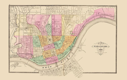 Picture of CINCINNATI OHIO - STEDMAN 1872