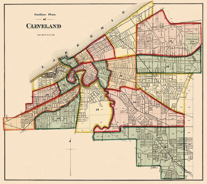 Picture of CLEVELAND OHIO INDEX - TITUS 1874