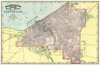 Picture of CLEVELAND OHIO - RAND MCNALLY 1897