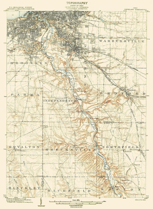 Picture of CLEVELAND OHIO QUAD - USGS 1903