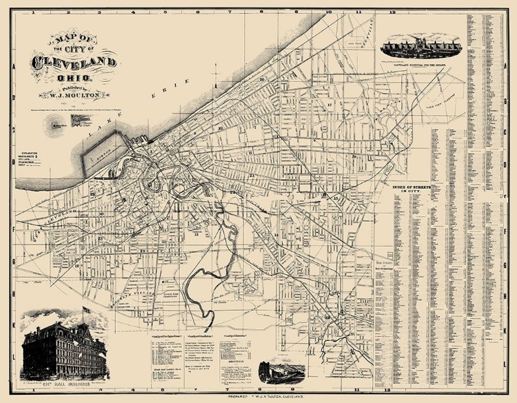 Picture of CLEVELAND OHIO - MORGAN 1884