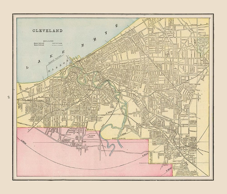 Picture of CLEVELAND  OHIO  - CRAM 1892