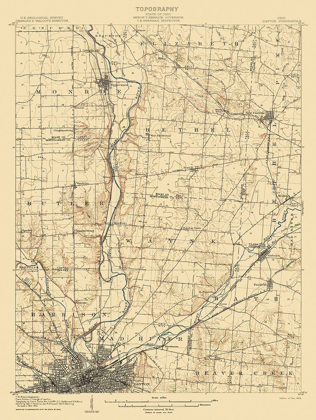 Picture of DAYTON OHIO QUAD - USGS 1906