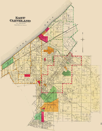 Picture of EAST CLEVELAND OHIO LANDOWNER - CRAM 1892