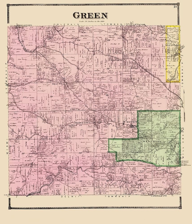 Picture of GREEN OHIO - TITUS 1869