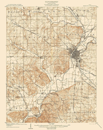 Picture of HAMILTON OHIO QUAD - USGS 1905