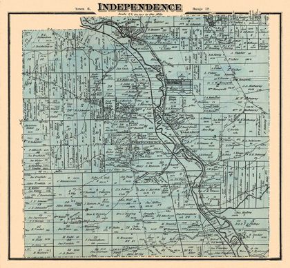 Picture of INDEPENDENCE OHIO LANDOWNER - TITUS 1874