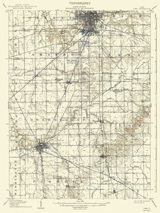 Picture of LIMA OHIO QUAD - USGS 1906
