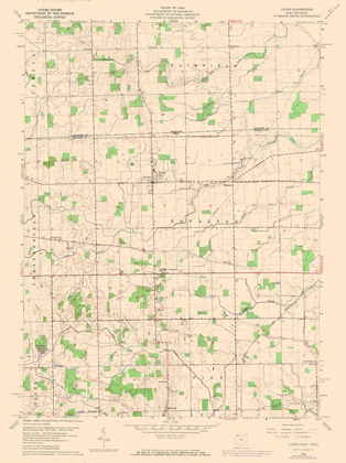 Picture of LYONS OHIO QUAD - USGS 1960