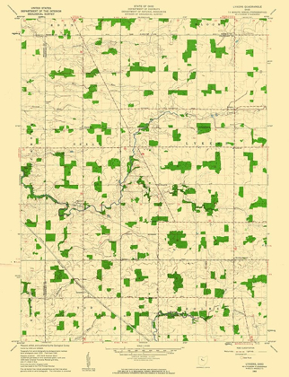 Picture of LYKENS OHIO QUAD - USGS 1960