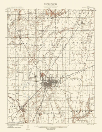 Picture of MARION OHIO QUAD - USGS 1905