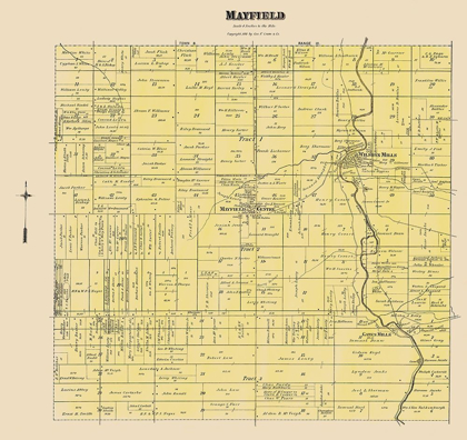 Picture of MAYFIELD OHIO LANDOWNER - CRAM 1892