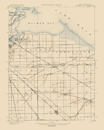 Picture of MAUMEE BAY OHIO QUAD - USGS 1900