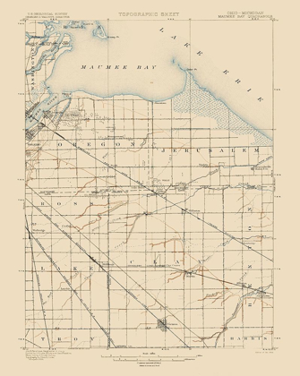 Picture of MAUMEE BAY OHIO QUAD - USGS 1900