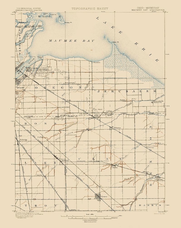 Picture of MAUMEE BAY OHIO QUAD - USGS 1900