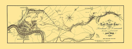 Picture of MARIETTA AND CINCINNATI RAILROAD - JENNEY 1860