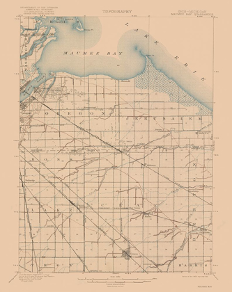 Picture of MAUMEE BAY OHIO QUAD - USGS 1900