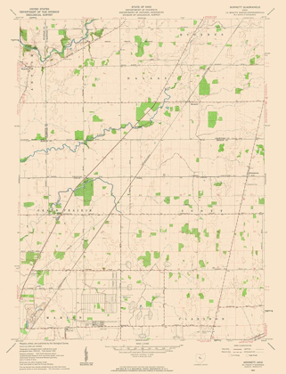 Picture of MONNETT OHIO QUAD - USGS 1961
