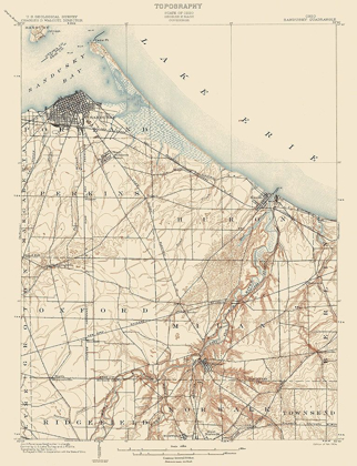 Picture of SANDUSKY OHIO QUAD - USGS 1904