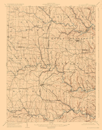 Picture of ST CLAIRSVILLE OHIO QUAD - USGS 1905