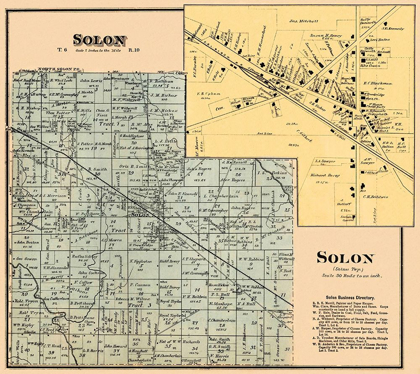 Picture of SOLON OHIO LANDOWNER - TITUS 1876