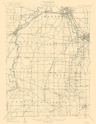 Picture of WARREN OHIO QUAD - USGS 1908