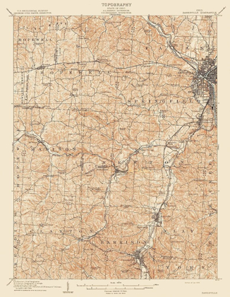 Picture of ZANESVILLE OHIO QUAD - USGS 1910