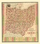 Picture of OHIO RAILROAD DISTANCES AND TOWNSHIPS 1873