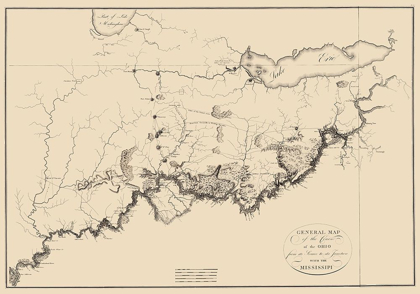 Picture of OHIO RIVER - COLLOT 1796