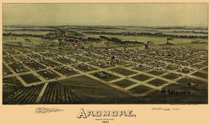 Picture of ARDMORE OKLAHOMA - FOWLER 1891