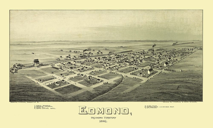 Picture of EDMOND OKLAHOMA - FOWLER 1891