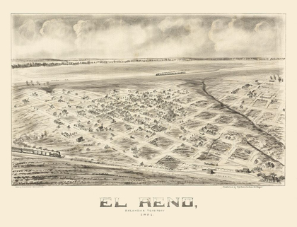 Picture of EL RENO OKLAHOMA - FOWLER 1891