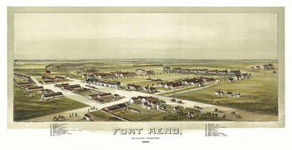 Picture of FORT RENO OKLAHOMA - FOWLER 1891