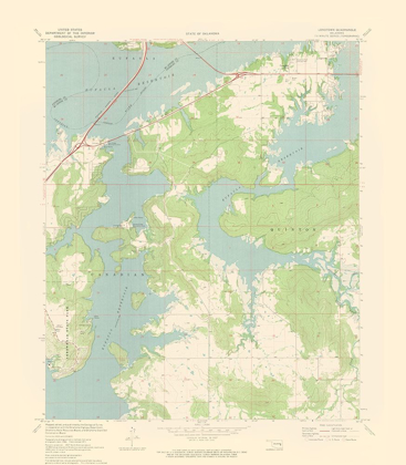 Picture of LONGTOWN OKLAHOMA QUAD - USGS 1971