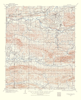 Picture of WINDING STAIR OKLAHOMA QUAD - USGS 1960