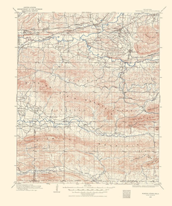 Picture of WINDING STAIR OKLAHOMA QUAD - USGS 1960