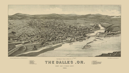 Picture of THE DALLES OREGON - STONER 1884
