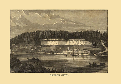Picture of OREGON CITY OREGON - RICHARDSON 1850