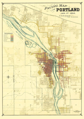 Picture of PORTLAND OREGON PAVING - SCHMIDT 1894