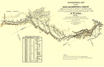 Picture of OREGON TRAIL KANSAS 1 OF 7 - FREMONT 1846